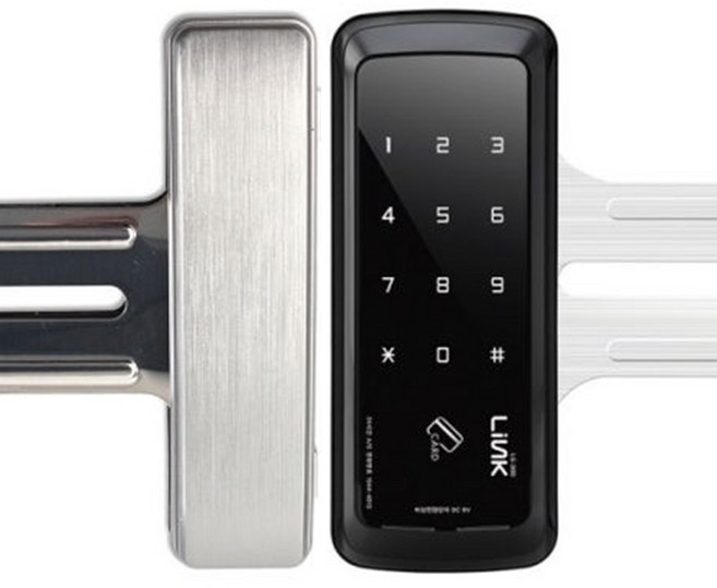 자가설치 LG-300S 양문형 유리문용도어락 카드키4개 양문홀더 포함, LG-300S양문형, 고객직접설치