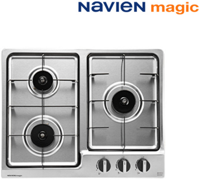 [전국설치가능] 나비엔 매직 3구 빌트인 매립형 가스레인지 교체 타공 560x440 / GRB-2103, LPG, GRB-2103 (건전지식)