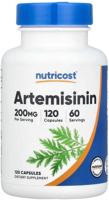 Nutricost 아르테미시닌 캡슐 120정(캡슐당 100mg) NCS-67402, 1, 120정 - 쿠팡
