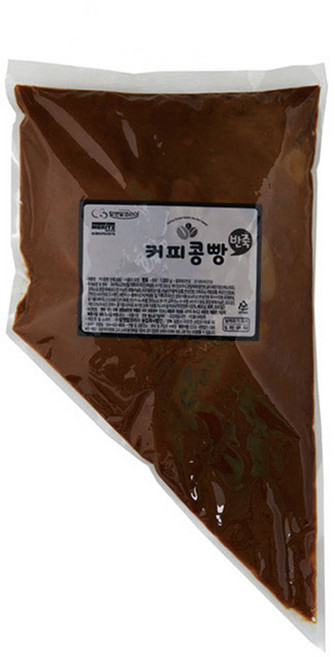 알앤알 커피 콩빵 반죽 커피맛 1kg X 2개