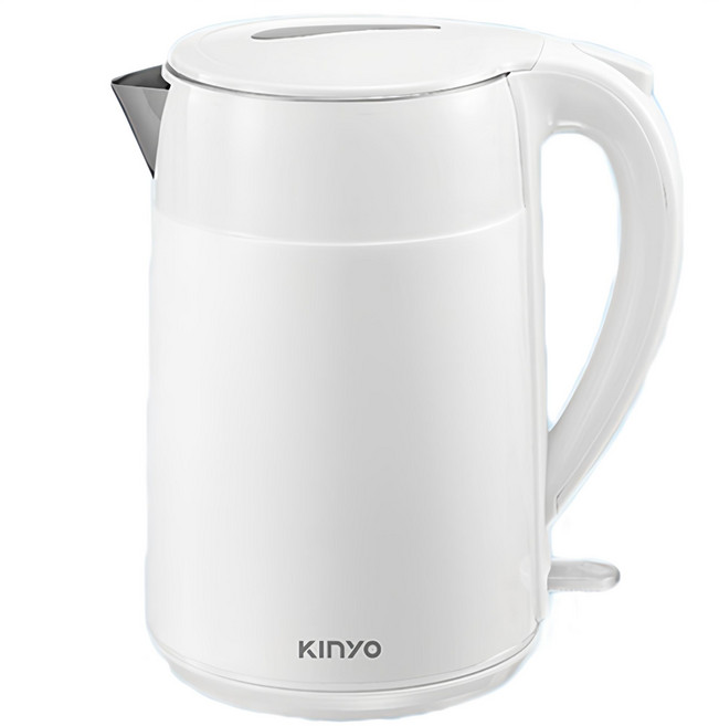KINYO 2L大容量304不鏽鋼雙層防燙快煮壺, KIHP-1164