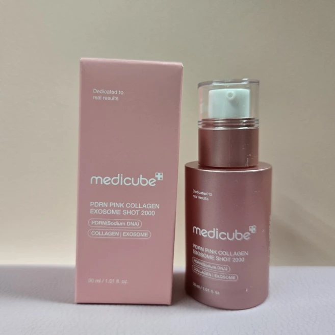 medicube 메디큐브_PDRN 핑크 콜라겐 엑소좀 샷 앰플 2000 I 데일리용 I 흔적완화 피디알엔 핑크콜라겐 엑소좀 샷 2000, 1개, 30ml - 쿠팡