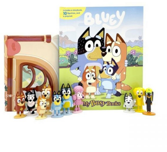 BBC Bluey My Busy Books - 블루이 비지북 피규어 책Phidal281942