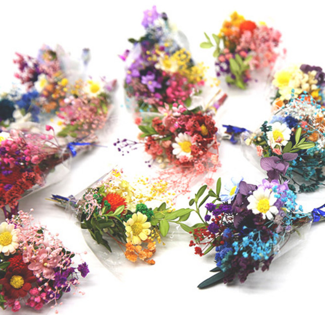 미니꽃다발 드라이플라워