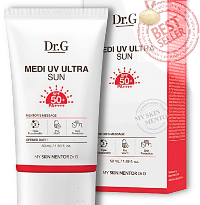 닥터지 메디 UV 울트라 선 순한 산뜻한 선크림 SPF50+ HD 닥터지썬크림, 50ml, 1개