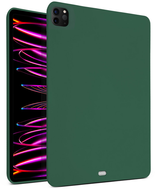 더조은셀러 컬러핏 태블릿PC 젤리 케이스, 카키, 1개