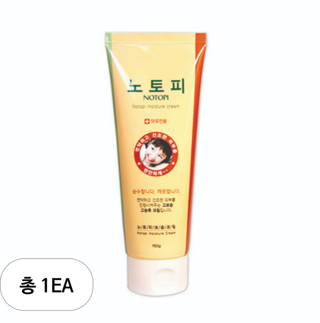 노토피 보습 크림, 160g, 1개