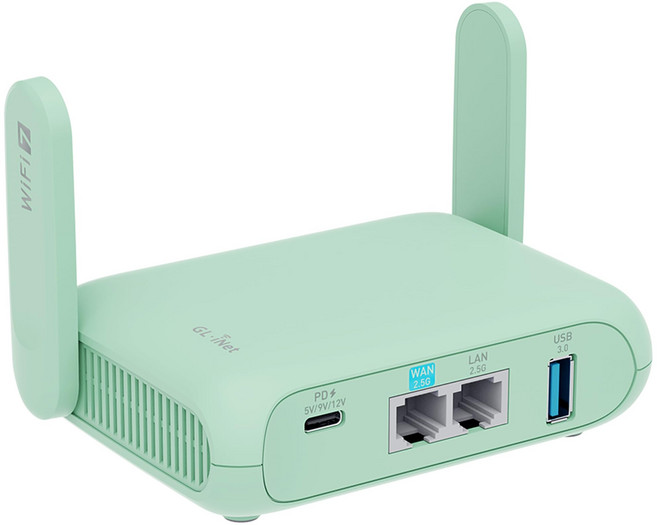 GL.iNet GL-MT3600BE (Beryl 7) Wi-Fi 7 2.5G VPN WiFi Car Travel Public Computer Routers Business