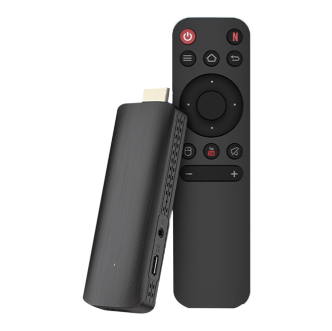 H313 TV 박스 스틱 안드로이드 TV HDR 셋톱 OS 4K BT5.0 WiFi 6 2.4/5.8G 안드로이드 10 스마트 스틱 안드로이드 미디어 플레이어, 검은색