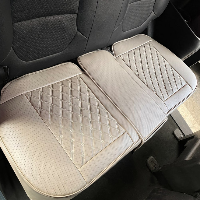 사계절 퀄팅 시트커버 G80 G70 GV80 GV70 G90 GV60 EQ900, 1개, 퀄팅_뒷좌석_새들브라운