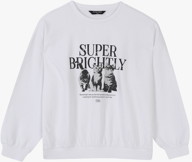 더데이걸 모노 실사 스웻셔츠TGMA25101