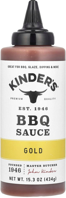 킨더스 BBQ 소스 골드 434g(15.3oz) KDR-70005, 1개, 434g