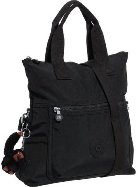 Kipling 여성용 Eleva 크로스바디 백 블랙 토널 길이 31.1cm X 높이 33cm 깊이 12.1cm(12.25 x 13 4.75 토널 117436