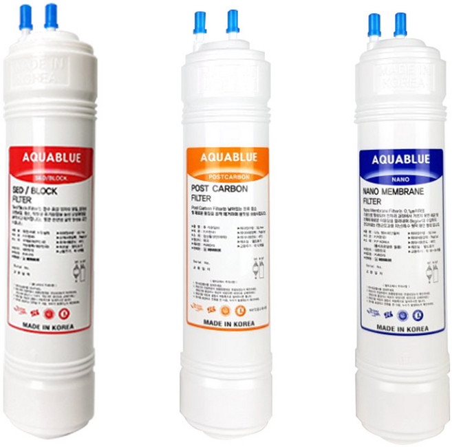 LG정수기필터 호환 WS400GW 프리미엄 전체 세트, (WS400GW)프리미엄 11인치복합단방향3개