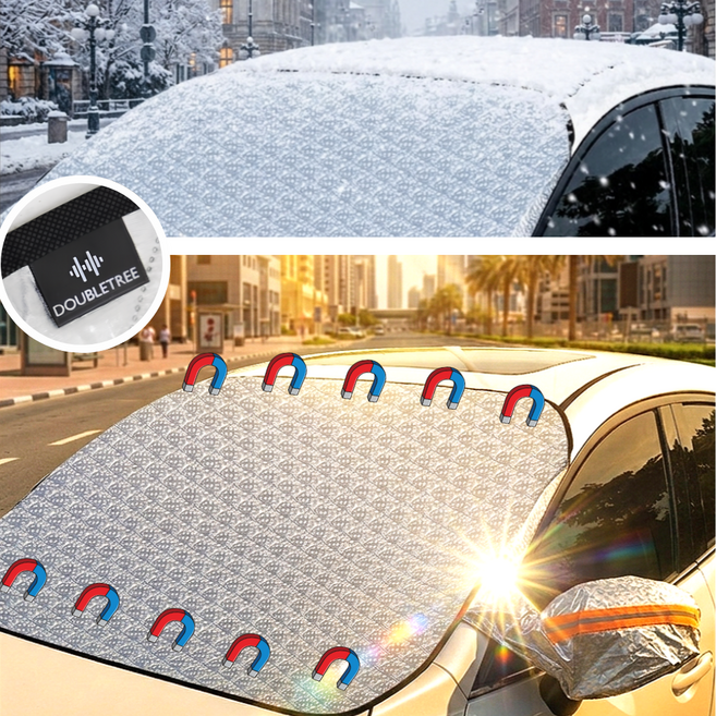 더블트리 차량용 앞유리 자석밀착 사계절 커버