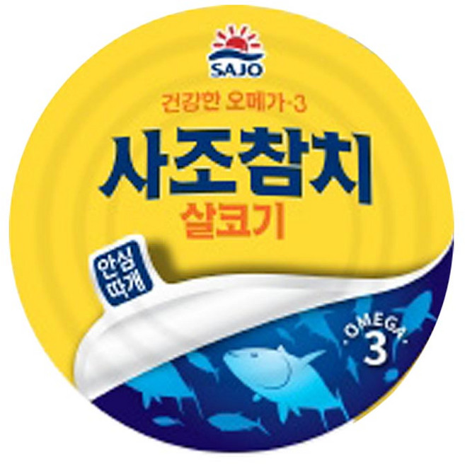 사조참치 살코기 안심따개, 100g, 1개