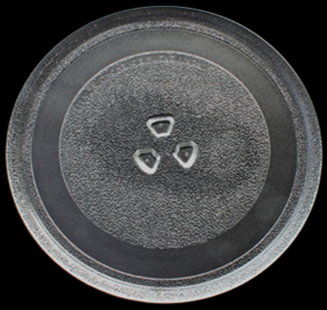 LG 전자레인지 회전접시 회전 유리접시 유리판 - D형 28.4cm, D형 28.4cm(가운데 홈있음)