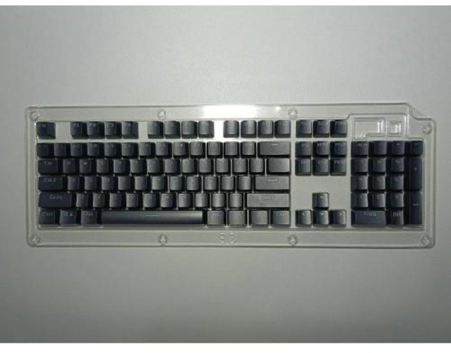 K70 K65 K68 K63 K95 K100용 Corsair PBT 투명 키캡, 1)black