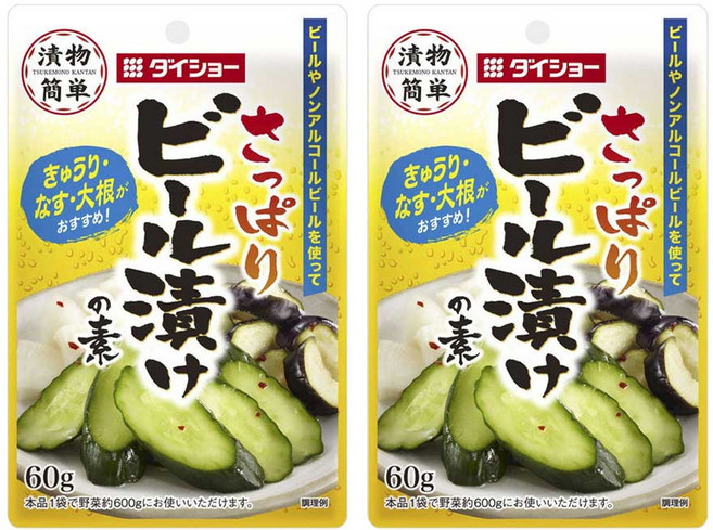 다이쇼 신선한 맥주절임 재료, 2개, 60g