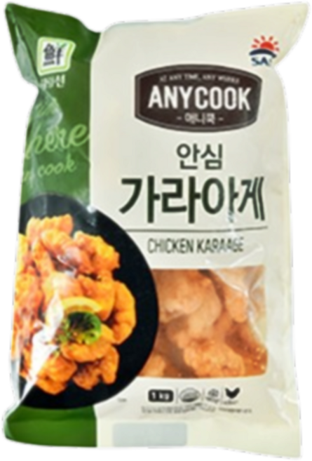 사조대림 애니쿡 안심 가라아게, 1kg, 10개