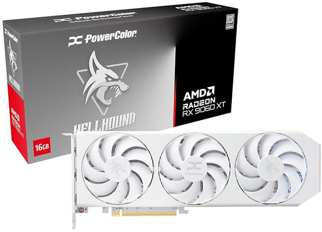 파워컬러 헬하운드 AMD 라데온 RX 9070 XT 16GB GDDR6, 11 9060 XT 16GB Hellhound Spec