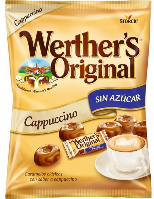 스페인 웨더스 오리지널 WERTHER'S ORIGINAL cappuccino candies 카푸치노 캔디, 2개, 90g
