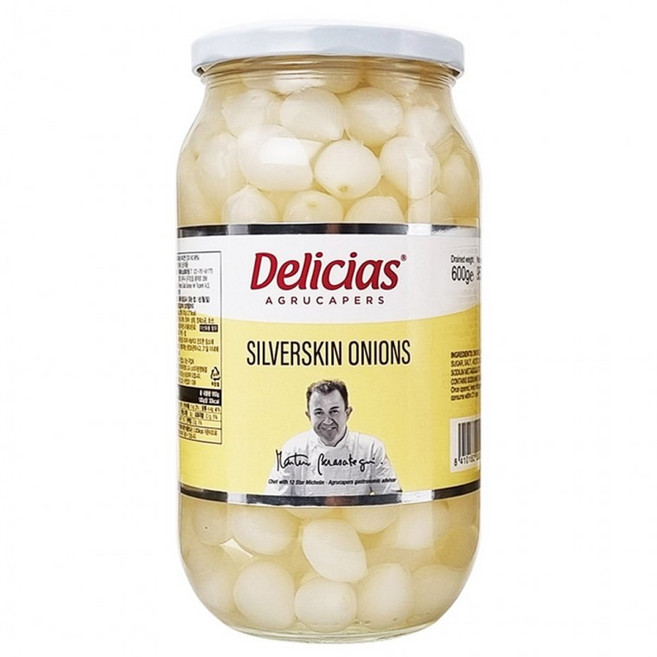 델리시아스 실버스킨 어니언 칵테일 950g 양파피클, 1g, 1개