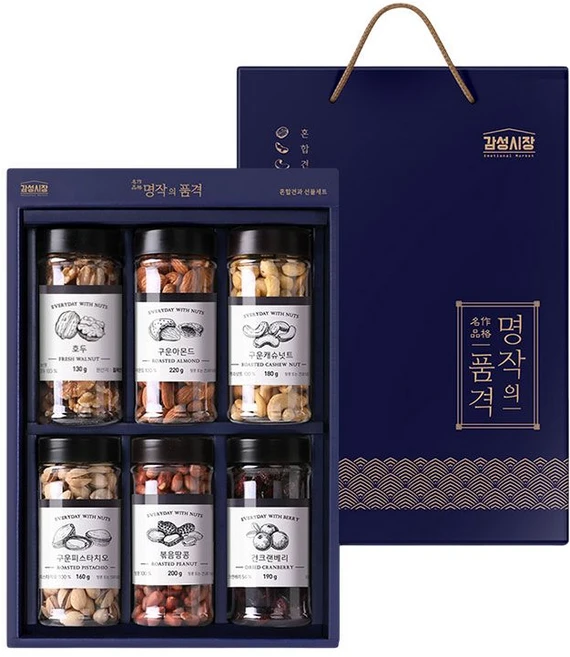 하루견과 명절선물 명작의품격 6구1호, 3세트 - 쿠팡