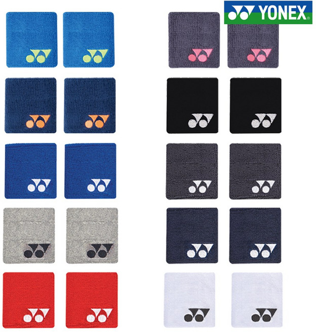 요넥스 249BN002U 손목 밴드 2개입 2024년 보호대, 인디고블루, 2개