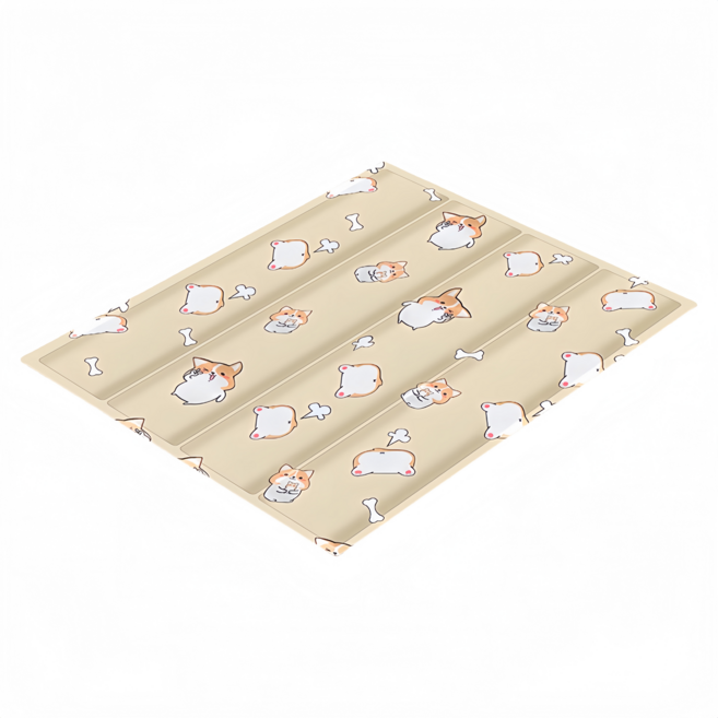 제이엘피 애견 여름 쿨매트, 1개, 베이지