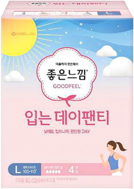 좋은느낌 입는 오버나이트 대형 4개입, 1개