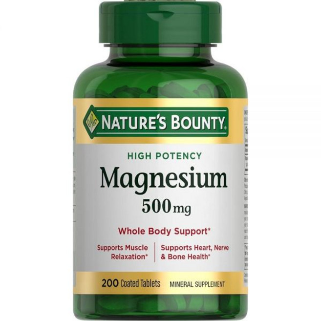 네이처스바운티 마그네슘 500mg 태블릿 200정, 1개