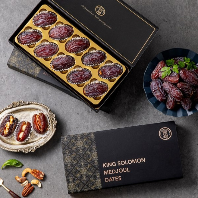 킹솔로몬 프리미엄 대추야자 & 견과 선물세트 만수르의 간식, 1세트, [킹솔로몬] 선물세트 대추야자 10개입(200g)