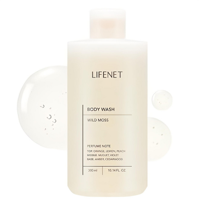 라이프넷 바디워시 와일드 모스향, 300ml, 1개