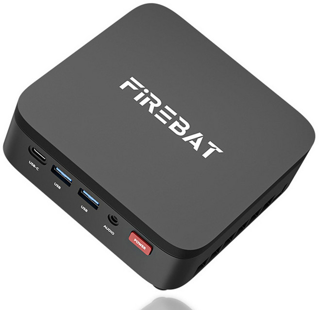 파이어뱃 R3 AMD 라이젠7 7730U 미니 PC, Firebat R3-IG7J16N8-L, WIN11 Pro, 512GB, 16GB, 블랙