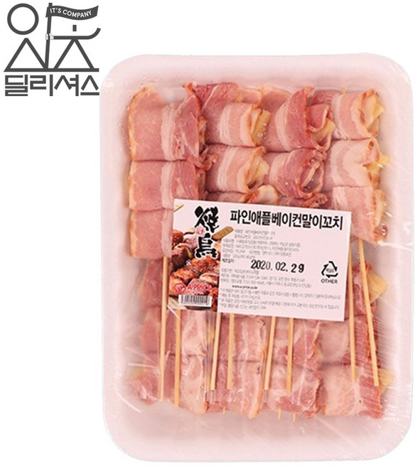 파인애플 베이컨말이 꼬치 구이 (400g) 일식 식자재, 1개, 400g