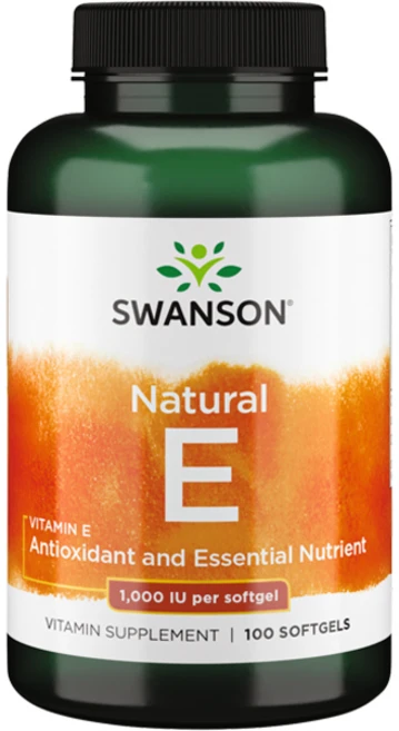 스완슨 내추럴 비타민 E 1000IU 소프트젤, 1개, 100정 - 쿠팡