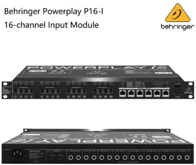 Behringer Powerplay P16-M 채널 디지털 개인 믹서 모듈 분배, 01 P16-I