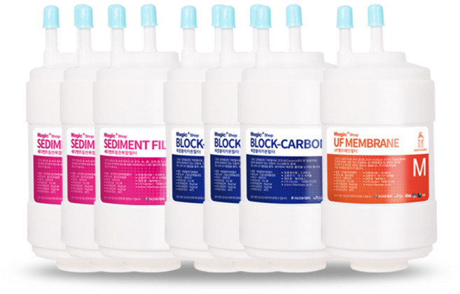 SK매직 WPU-1200CREWH 고품질 정수기 필터 호환 전체세트, 선택02_1년관리세트(3+3+1=7개)