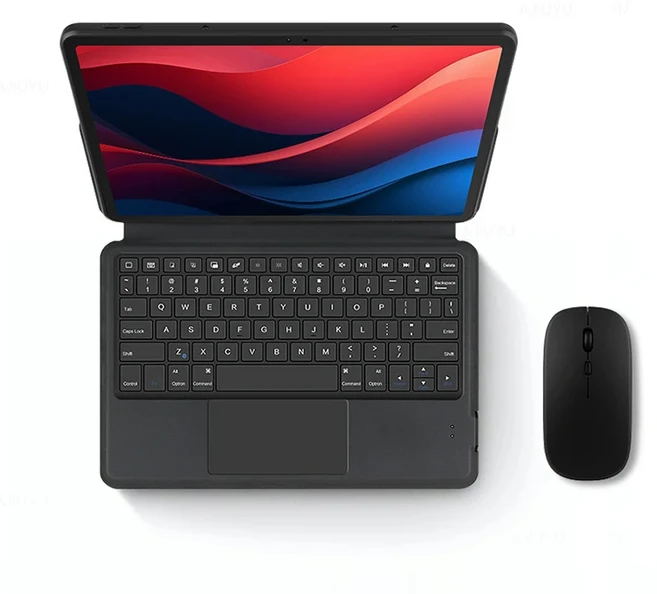 레노버 샤오신 패드 2024 용 키보드 케이스 11 인치 탭 TB-331FC 태블릿 무선 보호 스탠드 커버, 02 English Layout, 02 Keyboard add Mouse