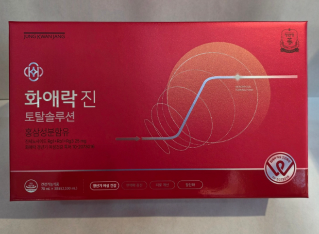 정관장 화애락 진 토탈솔루션 여성갱년기 화애락 (구.화애락터닝미) 30포 2개, 70ml, 30개