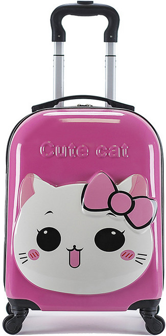 귀여운 캐릭터 동물 캐리어 가볍고 내구성 뛰어나 어린이 여행 필수품