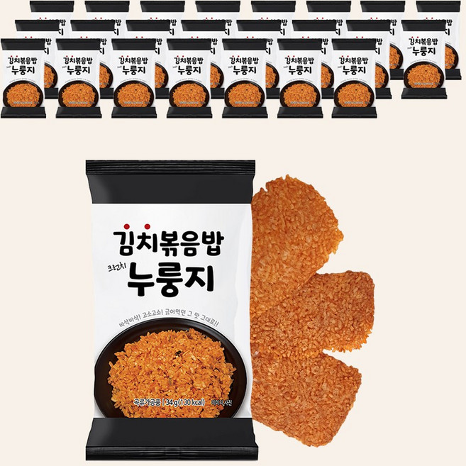 김치볶음밥 크런치 누룽지 34g X 24개