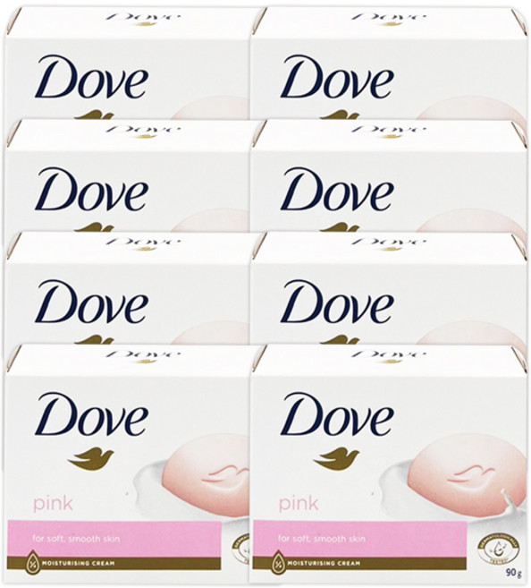 도브비누 뷰티바 핑크 90g x8개, 8개