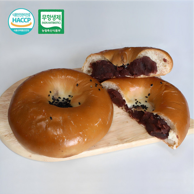 드림푸드 수제 단팥빵 10개 1BOX 개별포장, 80g