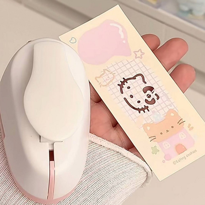 캐릭몰 캐릭터 헬로키티 귀여운 토끼 펀칭기 펀칭, 1개, 고양이