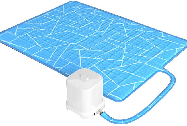 TV라이브홈쇼핑 일월 에어컨매트 냉수마찰 싱글 더블 인견매트 아이스매트 냉감패드 침대매트 여름매트 쿨매트