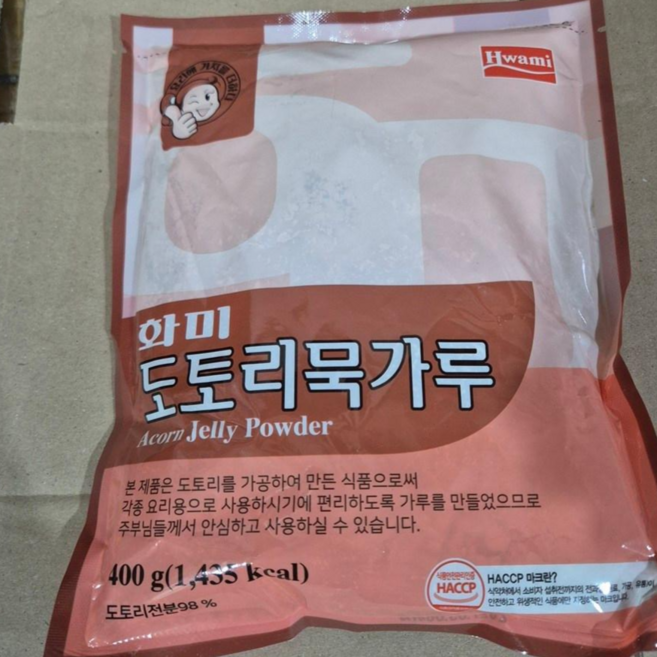 도토리묵가루 400g 화미, 1개