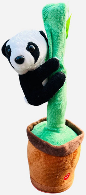 (검수 후 발송) 판다 인형 장난감 춤추는 아기 팬더 대나무 ( 녹음 음악 불빛 ), 1개
