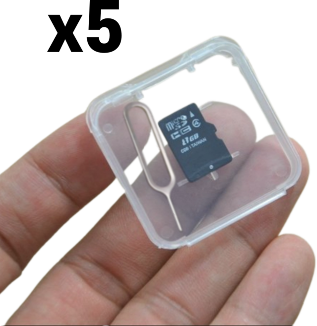 아이두 해외여행 유심제거핀 + 보관케이스 5개세트, 1개, 1개